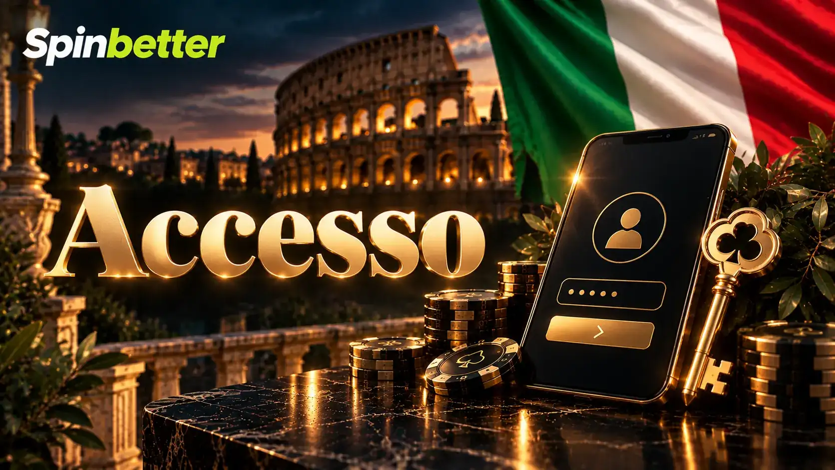 Schermata di accesso al conto con il campo della password sul telefono